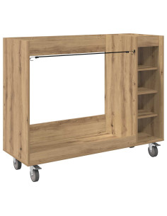 Armadio per Golf con ruota Rovere artigianale 120 x 45 x 98 cm 2
