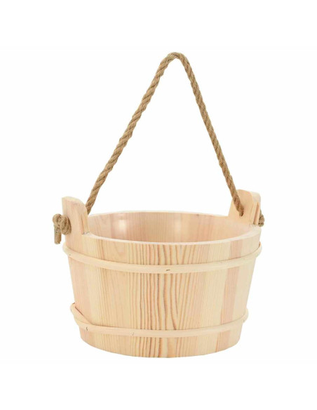 Set di Accessori per Sauna 4 pcs Marrone