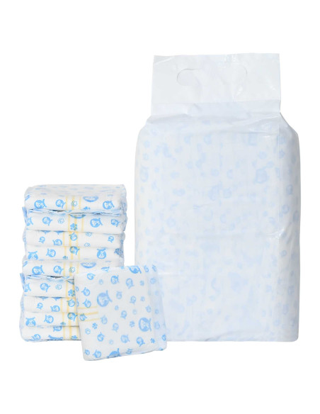 Pannolino usa e getta per cani maschi 30 pcs Bianco XS