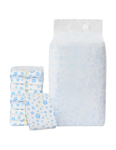 Pannolino usa e getta per cani maschi 30 pcs Bianco S