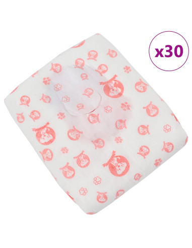 Pannolino usa e getta per cani femmina 30 pcs Bianco M