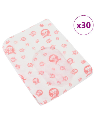 Pannolino usa e getta per cani femmina 30 pcs Bianco L