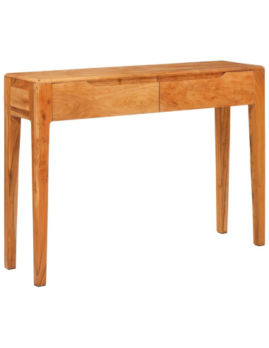 Tavolo consolle con cassetto Marrone 110 x 30 x 80 cm