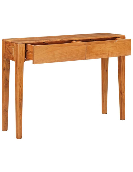 Tavolo consolle con cassetto Marrone 110 x 30 x 80 cm