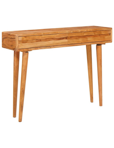 Tavolo consolle con cassetto Marrone 110 x 30 x 80 cm