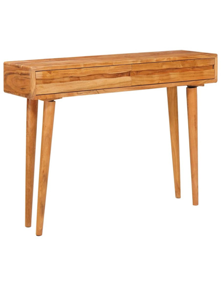Tavolo consolle con cassetto Marrone 110 x 30 x 80 cm