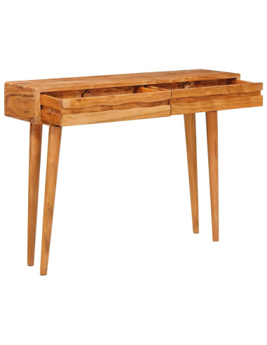 Tavolo consolle con cassetto Marrone 110 x 30 x 80 cm