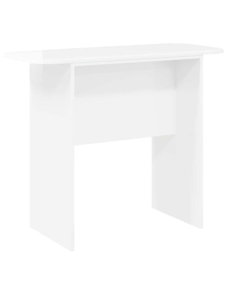 Tavolo consolle Bianco Lucido 93 x 40 x 75 cm Legno multistrato