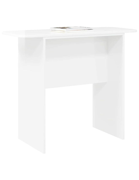 Tavolo consolle Bianco Lucido 93 x 40 x 75 cm Legno multistrato