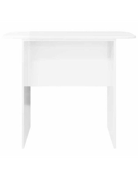 Tavolo consolle Bianco Lucido 93 x 40 x 75 cm Legno multistrato