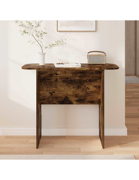 Tavolo consolle Rovere fumé 93 x 40 x 75 cm Legno multistrato