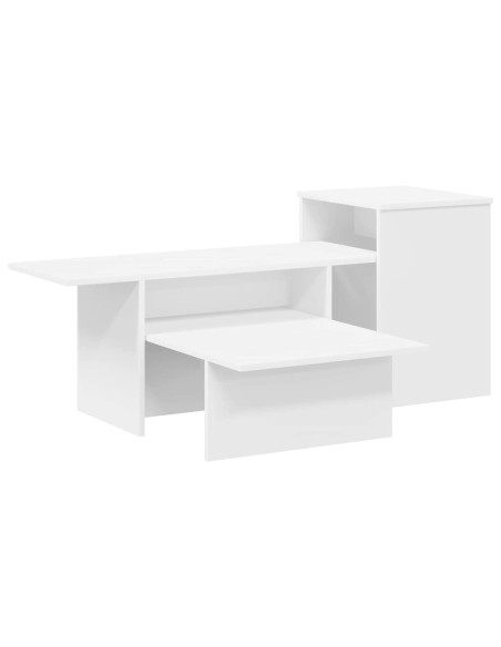 Tavolo consolle Bianco 91,5 x 35 x 38,5 cm Legno multistrato