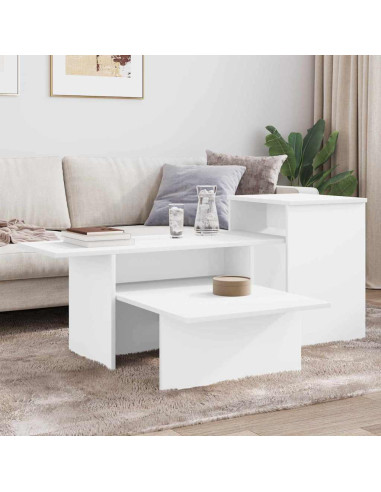 Tavolo consolle Bianco 91,5 x 35 x 38,5 cm Legno multistrato