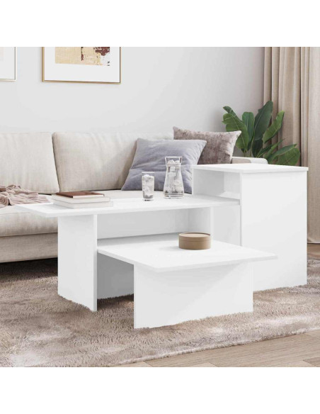 Tavolo consolle Bianco 91,5 x 35 x 38,5 cm Legno multistrato
