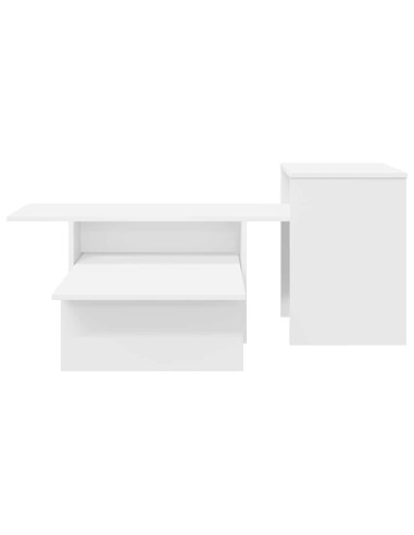 Tavolo consolle Bianco 91,5 x 35 x 38,5 cm Legno multistrato