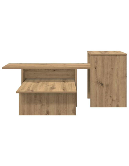 Tavolo consolle Rovere artigianale 91,5 x 35 x 38,5 cm