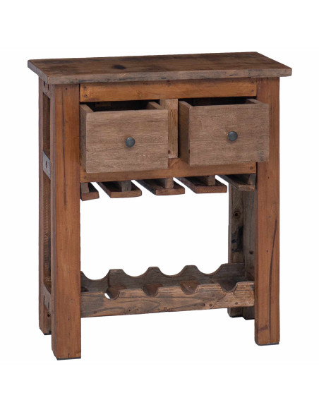 Armadietto Marrone 60 x 30 x 70 cm Legno Recuperato Massello