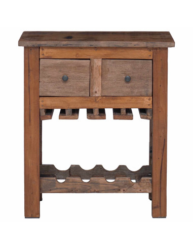Armadietto Marrone 60 x 30 x 70 cm Legno Recuperato Massello