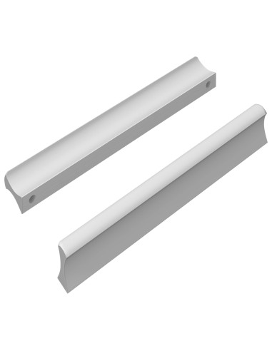 Manico 2 pcs Argento 105.7 x 7.4 x 15.5 mm Alluminio