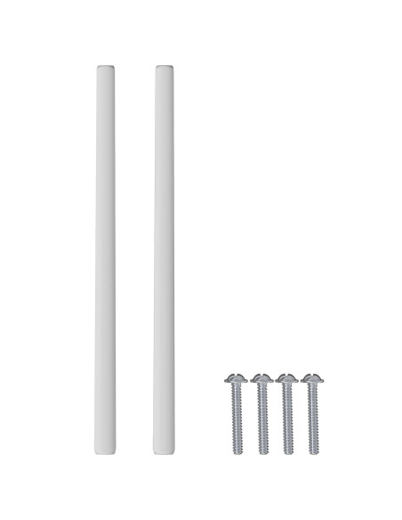 Manico 2 pcs Argento 105.7 x 7.4 x 15.5 mm Alluminio