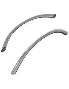 Manico 2 pcs Argento 107 x 3.6 x 23 mm Acciaio inossidabile 2