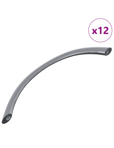 Manico 12 pcs Argento 107 x 3.6 x 23 mm Acciaio inossidabile 2