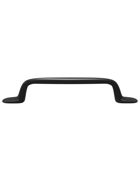 Maniglia per Mobili 2 pcs Nero 130 x 19,4 x 22,3 mm Alluminio