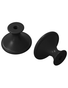 Manico 2 pcs Nero Ø30 mm Alluminio 2