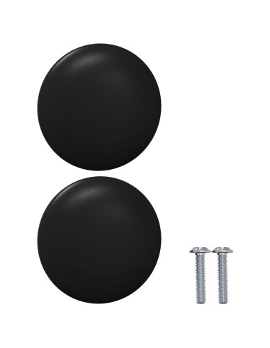 Manico 2 pcs Nero Ø30 mm Alluminio