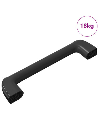 Manico Tinta unita 69 pcs Nero 380 x 34 x 85 mm Alluminio e PP