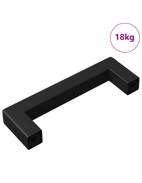 Maniglia per Mobili 429 pcs Nero 110 x 12 x 36 mm Ferro
