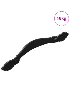 Manico 968 pcs Nero Lega di Zinco 2
