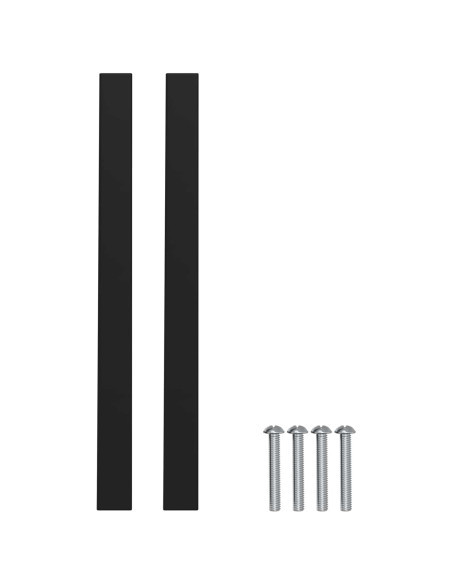 Maniglia per Armadio 420 pcs Nero 150 x 12,3 x 35,2 mm