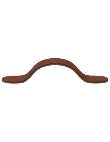 Maniglie per Armadi 2 pcs Marrone 140 x 25 x 2,3 mm PU