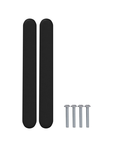 Maniglia per Armadio 474 pcs Nero 121 x 16.6 x 28.3 mm Ferro