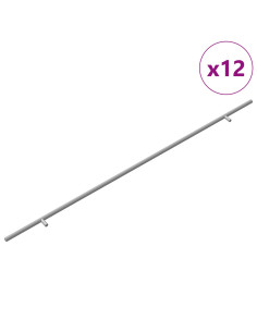 Maniglia per Armadio 12 pcs Argento 900 mm Acciaio inossidabile 2