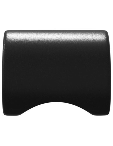 Maniglia per Armadio 2 pcs Nero 18 x 23 mm Ferro