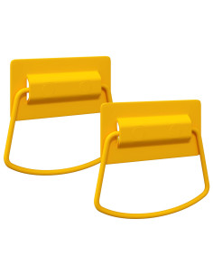 Maniglie per Armadi 2 pcs Senape 85 x 45 mm Metallo 2
