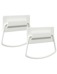 Maniglie per Armadi 2 pcs Bianco 85 x 45 mm Metallo 2