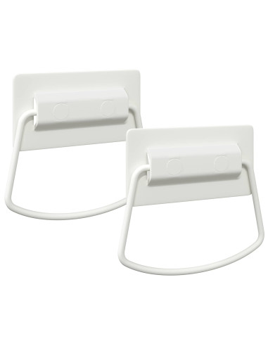 Maniglie per Armadi 2 pcs Bianco 85 x 45 mm Metallo