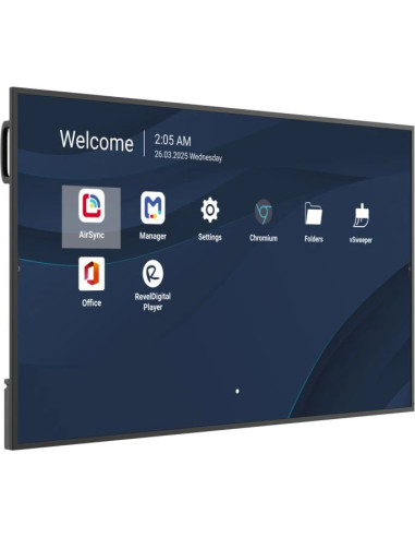 Viewsonic CDE6514-2C visualizzatore di messaggi Pannello piatto per segnaletica digitale 165,1 cm (65") LCD Wi-Fi 500 cd/m² 4K 