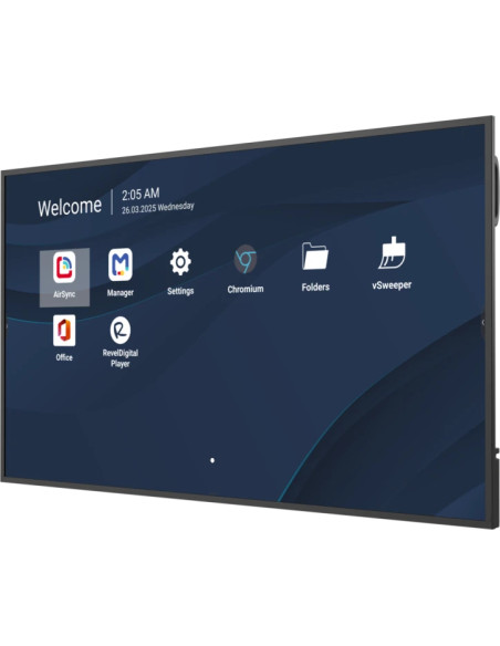 Viewsonic CDE6531-1C visualizzatore di messaggi Pannello piatto per segnaletica digitale 165,1 cm (65") LCD Wi-Fi 500 cd/m² 4K 