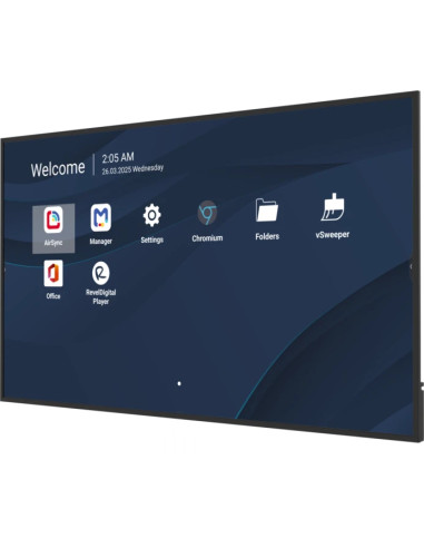 Viewsonic CDE7531-1C visualizzatore di messaggi Pannello piatto per segnaletica digitale 190,5 cm (75") LCD Wi-Fi 500 cd/m² 4K 