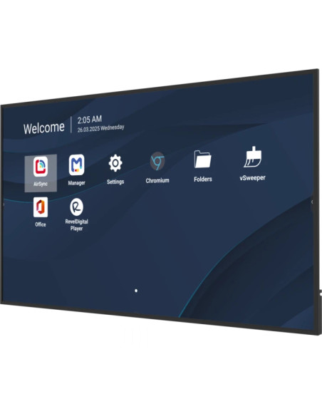 Viewsonic CDE7531-1C visualizzatore di messaggi Pannello piatto per segnaletica digitale 190,5 cm (75") LCD Wi-Fi 500 cd/m² 4K 