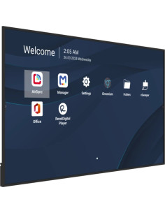 Viewsonic CDE8631-1C visualizzatore di messaggi Pannello piatto per segnaletica digitale 2,18 m (86") LCD Wi-Fi 500 cd/m² 4K Ul 2