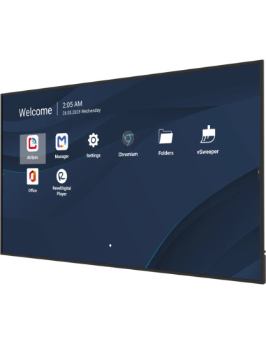 Viewsonic CDE8631-1C visualizzatore di messaggi Pannello piatto per segnaletica digitale 2,18 m (86") LCD Wi-Fi 500 cd/m² 4K Ul
