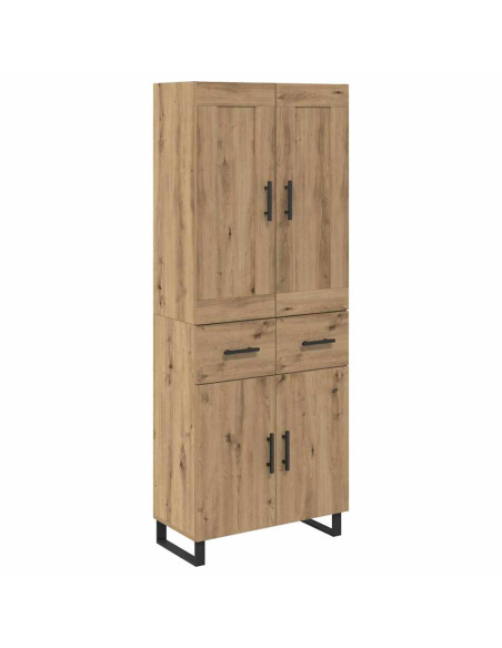 Credenza con cassetto Rovere artigianale 69,5 x 34 x 180 cm