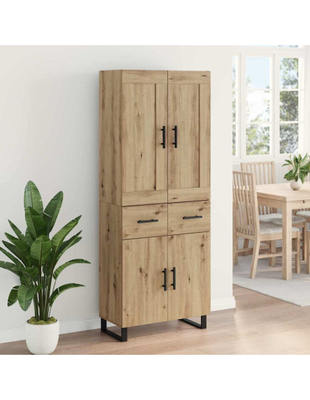 Credenza con cassetto Rovere artigianale 69,5 x 34 x 180 cm