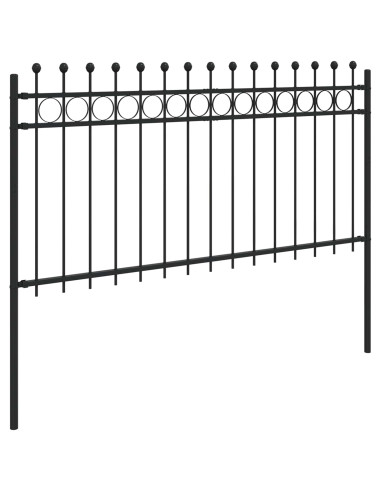 Recinzione a Cerchio Nero 200 x 150 cm