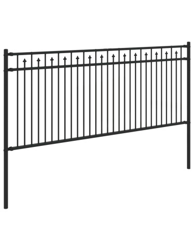 Recinzione a picchetto Nero 200 x 130 cm